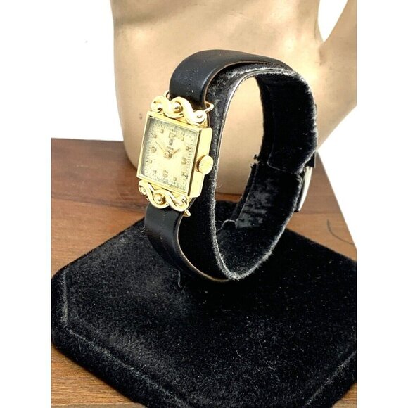 Tudor by Rolex Women's Watch 1108 Swiss Manual Wind 18K Yellow Gold Case… - Picture 2 of 15